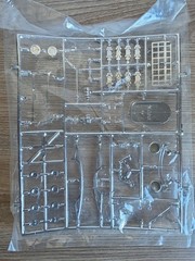 Vintage Hubley Model Metal Plastic Parts Chrome Parts Set