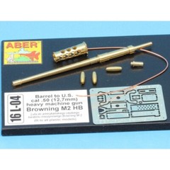 Aber #16L-04 1/16 Barrel for U.S machine gun cal .50 Browning M2 HB