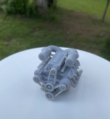 1 25 Scale Whipple LSX Supercharged Engine 1pc 3D Resin Custom Model Car Motor