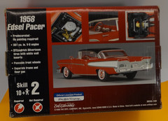 1/24th 1958 Edsel Pacer Black/Red Pre-Painted Model Kit. “CUSTOM SHOP” Beauty!