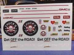 4×4 🌟 Decal Sheet 1984 GMC Pickup 1:25 Scale 1000s Model Car Parts 4 Sale MPC