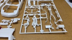 1998 CORVETTE ROADSTER 1/25 Scale REVELL Monogram Model Kit PARTS MISSING