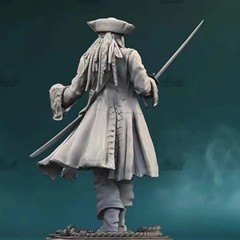 Interesting Pirates 1/24 Scale 75mm Resin Body Assembled Model Kit Fantasy 3D…