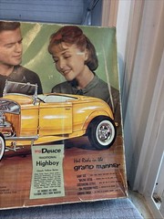 Vintage Monogram Big Deuce Classic ‘32 Ford Roadster Model Kit BOX ONLY