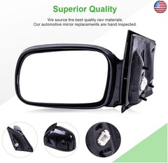 SCITOO Driver Side View Mirror Fit For 2006-2011 For Honda Civic DX EX LX Si