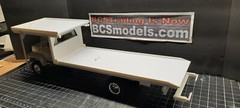 3 Car Flat Bed Wrecker Tow Truck Bed 1:25 scale kit Diorama Assembly required