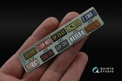 Quinta Studio 1/24 1/25 Metal License Plates NV UT CA WY WA CO ID OR MT 20s 30s
