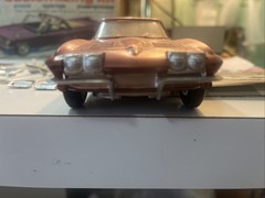 VTG AMT 1963 Chevrolet Corvette Conv Model Kit Built # 06-913-149 W/ Box