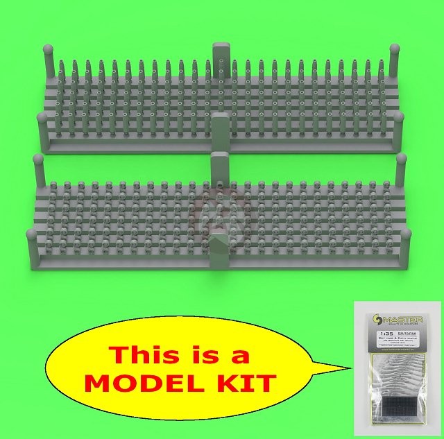 Master 1/35 Belt Links Empty Shells M2HB Browning .50 Cal Machine Gun GM-35-066