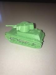 World War 2 Polish 7TP Tank suitable for Bolt Action 3 D print