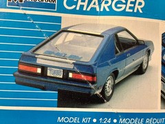 MONOGRAM Dodge Shelby Charger 2.2 Turbo Mopar Vintage USA Made New VTG VHTF