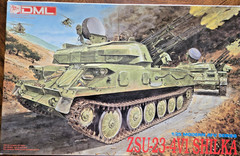 Vintage DML MODEL ZSU-23-4V SHILKA SOVIET TANK 1/35 Scale Kit #3521