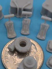 3D Printed 1/25th Scale 16 Piece Automotive Detail Parts Kit Turbo, 3A