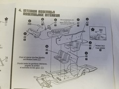 67 Chevy Impala STEERING WHEEL / COLUMN from AMT 1:25 Model Supernatural 1967