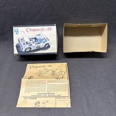 IMC Chaparral 2E 116-200 Original 1960s Issue Model Kit EMPTY BOX Instructions