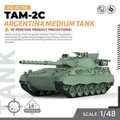 SSMODEL SS48788 1/48 Military Model Kit Argentina TAM-2C Medium Tank