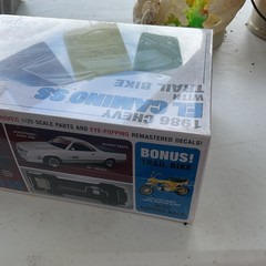 MPC 1986 Chevy El Camino SS w/ Trail Bike 1:25 Model Kit #888/12 NEW Sealed