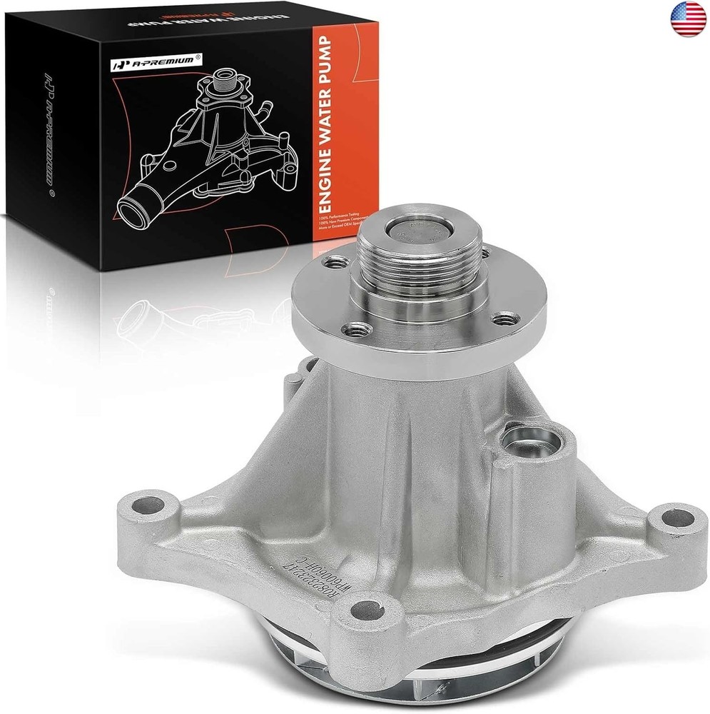 A-Premium Engine Water Pump W/Seal [SOHC V8 6.2L] Compatible with Ford – E,F