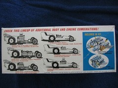 AMT UNBUILT 1/25 FIAT ALTERED / FE DOUBLE DRAGSTER 2 in 1 plastic model car kit