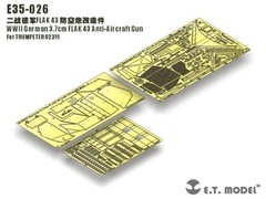 ET Model E35026 1/35 3.7cm Flak 43 Anti-Aircraft Gun Detail for Trumpeter 02311