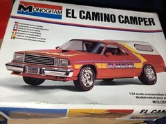 1/24 scale model kit El Camino Camper Radiator And Upper Hose No Box