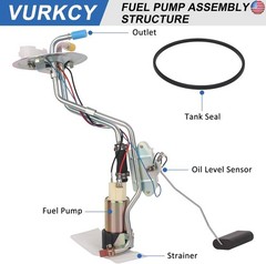 Electric Fuel Pump Assembly w/Sending Unit Compatible with Ford Ranger