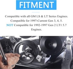 Crank Install Tool Harmonic Balancer Puller Compatible for GM LS LT Engines