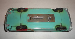 Vintage 1950 Chevrolet Convertible Sea Foam Green Dealer Promo Car Bank