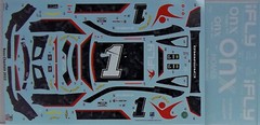 NASCAR DECAL # 1 iFLY INDOOR SKYDIVING – ONX 2022 CAMARO ROSS CHASTAIN 1/24