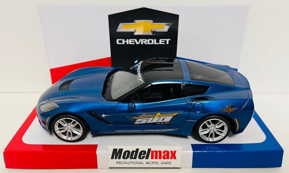 New 2014 Corvette C7 Coupe Indianapolis 500 Pace Car Promo Model MODELMAX