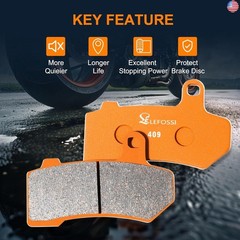 Front and Rear Brake Pads Compatible with for can am Spyder RS RS-S RT RT-S ST