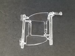 1957 Chevy 2dr Hardtop 1/4 SIDE WINDOWS for Atlantis Revell 1:25 Model Kit 57