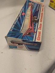Ertl 1/25 Vintage Great Dane Extendable Heavy Duty Flatbed Trailer 8009 Open Box