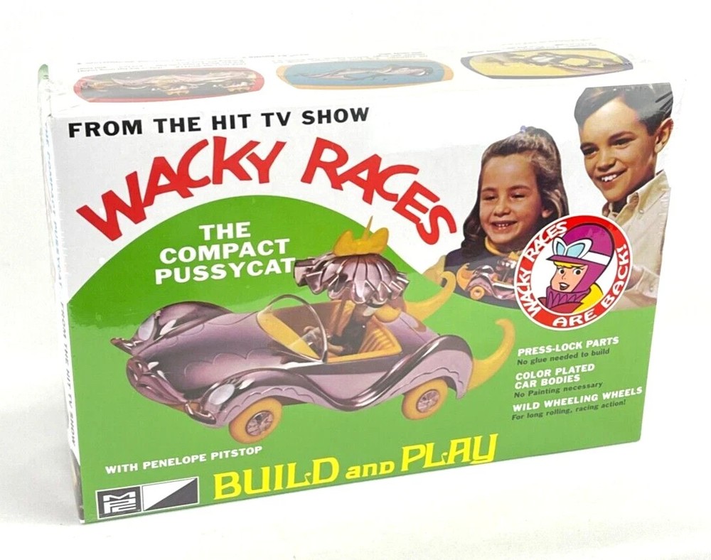 MPC Wacky Races The Compact Pussycat Car Model Kit Sealed New FREESHIP