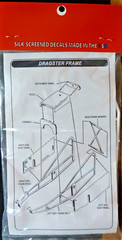 1/24-1/25 Top Fuel Dragster Frame Plastic Kit Gofer Racing 5C1130