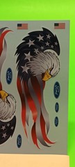 Eagle American Flag 1971 Ford F250 Pickup 1/25 Decal Sheet Plaid Interior Emblem
