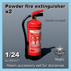 Balaton Modell 1/24 Powder Fire Extinguisher (Height: 2.5cm)