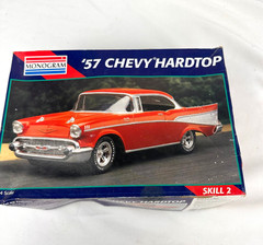 Monogram 1995 Issue- 1957 Chevy Hardtop 1/24 Plastic Model Kit #2225 Sealed Bags