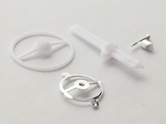 48 Ford Coupe STEERING WHEEL /COLUMN from Revell 1:25 Model Kit 48