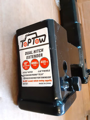 64131HP Dual Hitch Extension, 2-inch Towing Receivers, Extends Adjustable Length