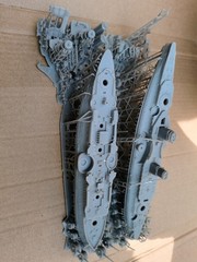 1/700 French Jaureguiberry Battleship Bouvet Battleship Unpainted 3D Printing