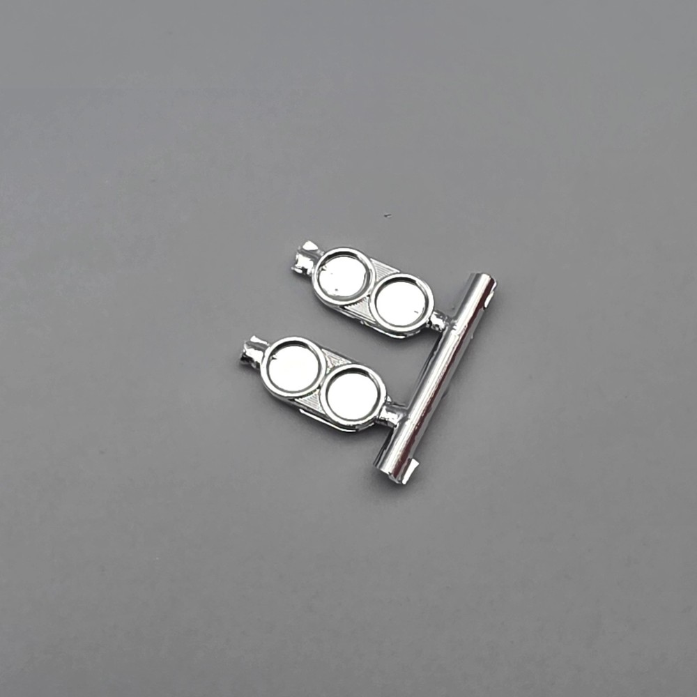 AMT 6584 1/25 57 Ford Fairlane Parts Kit Bash Chrome Dual Headlights Bezels