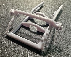 GASSER A/FX DRAG RACING FRONT FRAME AND SUSPENSION 3D PRINTED 1/25 – 1/24 SCALE