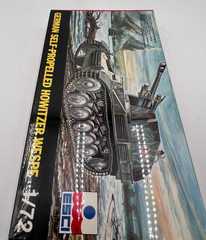 Vintage ESCI German Self-Propelled Howitzer Wespe 1/72 WWII Model Kit #8004