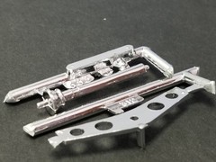 1933 Willys DRIVESHAFT & CENTER CROSSMEMBER from AMT 1:25 Model Kit 33