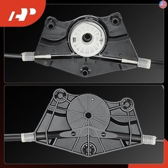 A-Premium Power Window Regulator Without Motor Compatible with Volkswagen