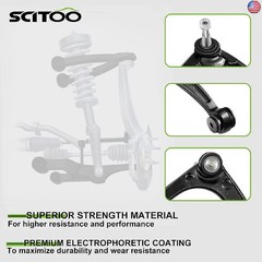 SCITOO 12pcs Suspension Kit For 2007-2012 For Hyundai for Elantra w/Suspension