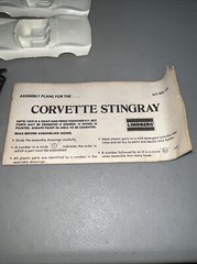 LINDBERG 1981 SNAP FIT CORVETTE STINGRAY 1/32 Pace Car Series Mispacked Error