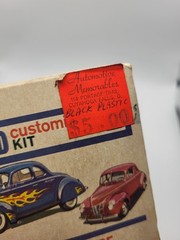Vintage AMT Ford 1940 Ford Deluxe Coupe 3 in 1 customizing kit UNBUILT IN BOX
