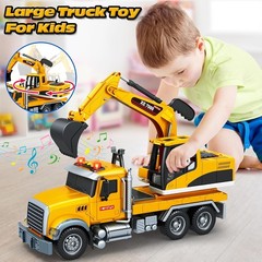 Kids Toys for 3 4 5 6 7 8 Years Old Boys, Large Excavator Truck Toy with…
